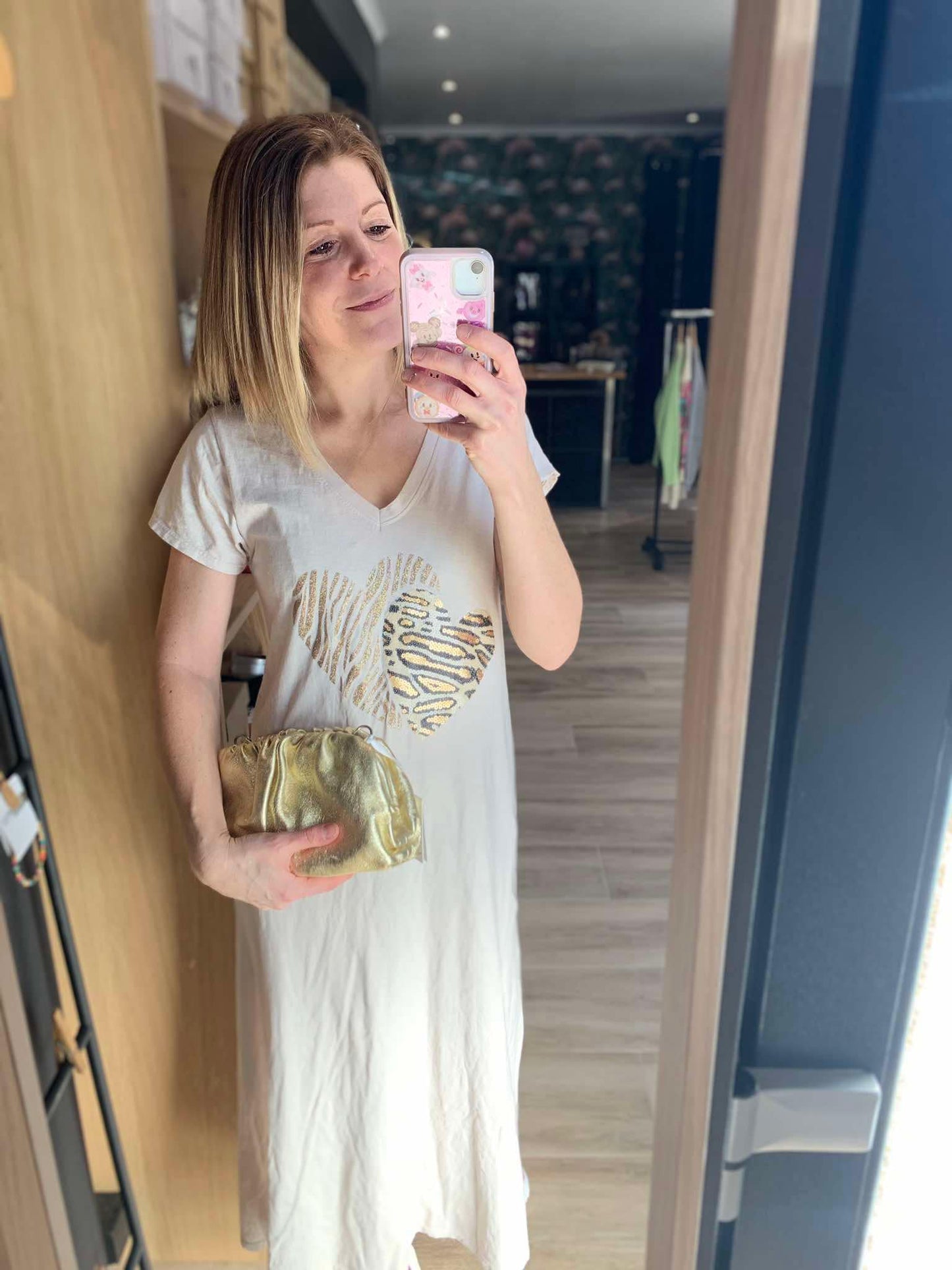 Robe beige