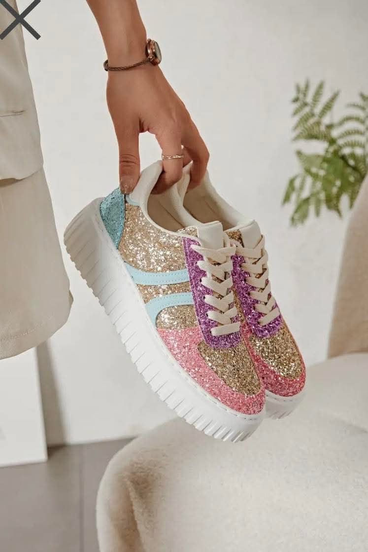 Baskets paillettes