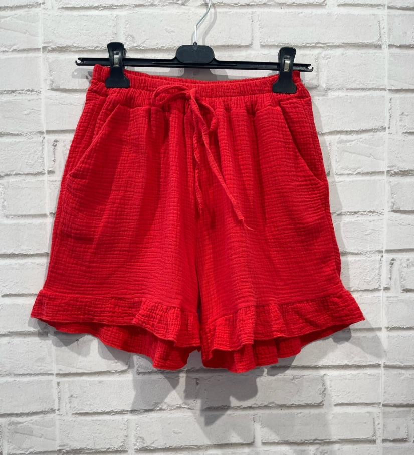 Short gaze de coton