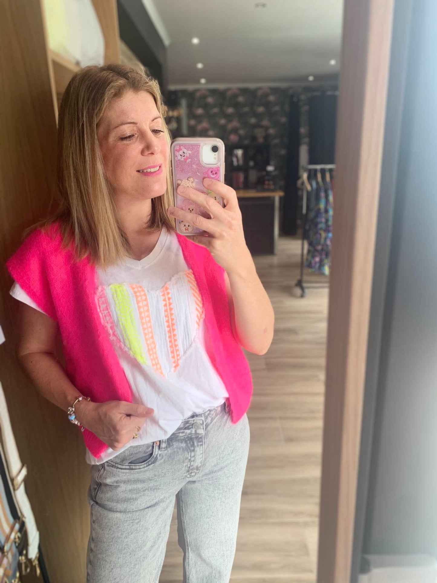 T-shirt « cœur » relief
