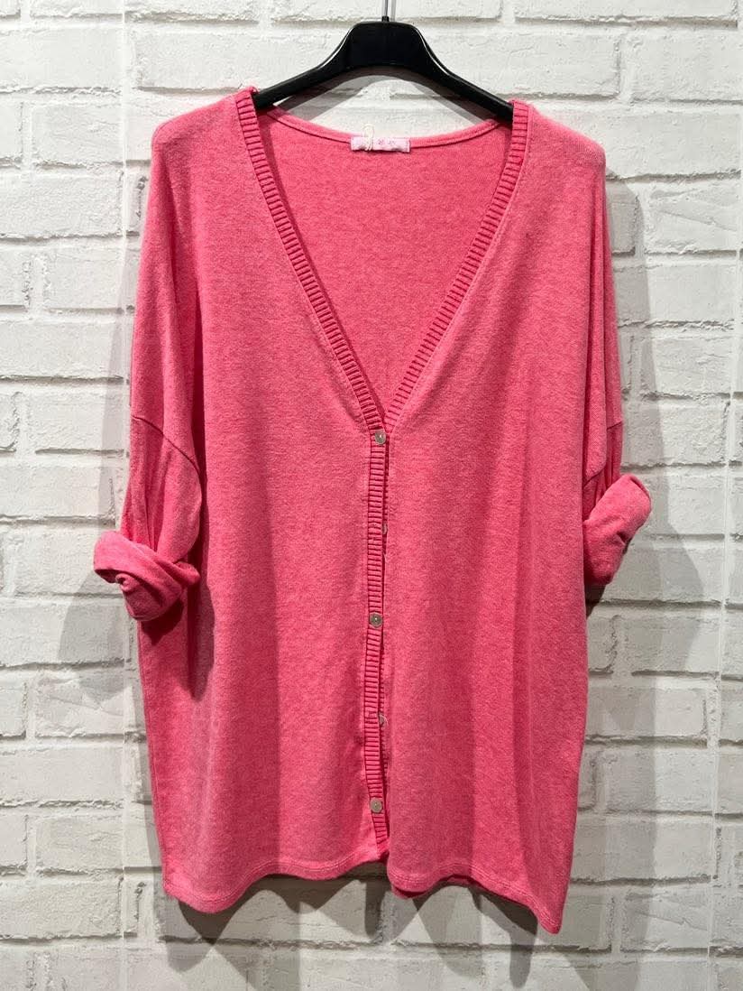 Gilet fraise écrasée