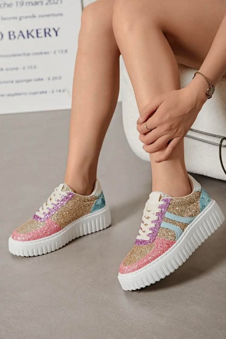 Baskets paillettes