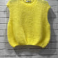 Pull sans manches jaune
