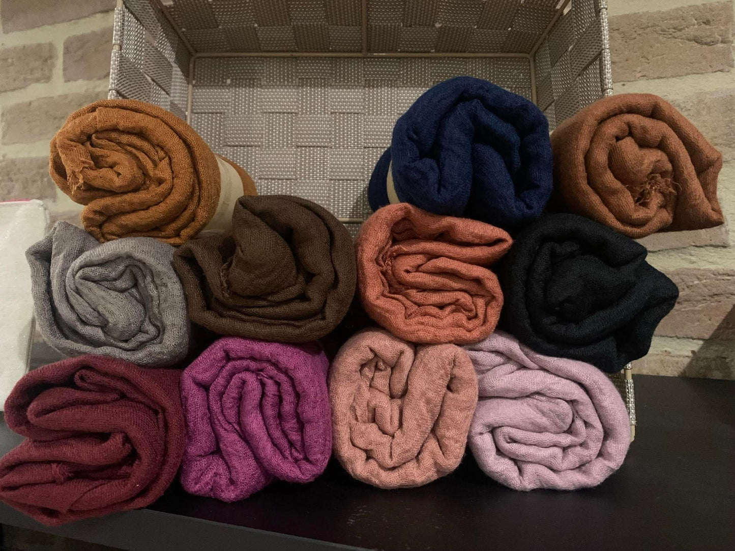 Foulard gaze de coton