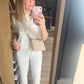 Ensemble fluide blanc cassé