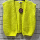 Gilet sans manches jaune fluo