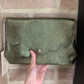 Sac pochette vert olive