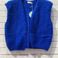 Gilet sans manches bleu royal
