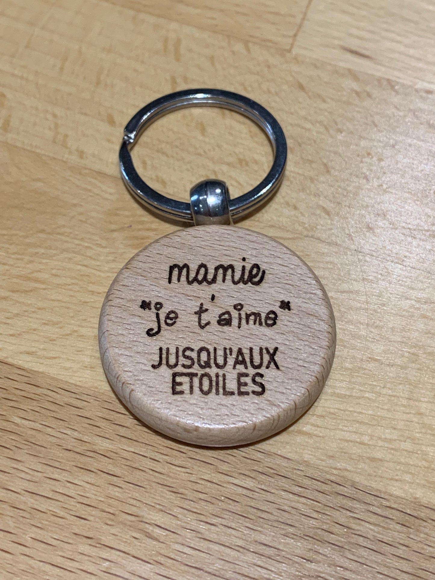 Porte clés en bois