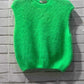 Pull sans manches vert fluo