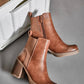 Bottines camel