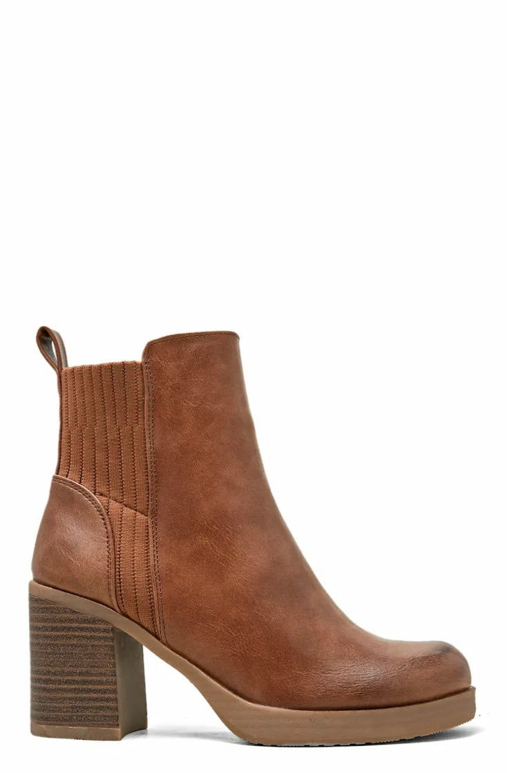 Bottines camel