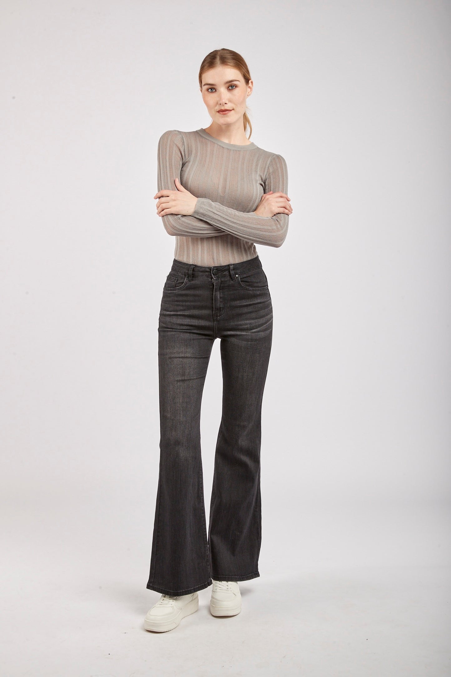 Jean Toxik flare anthracite